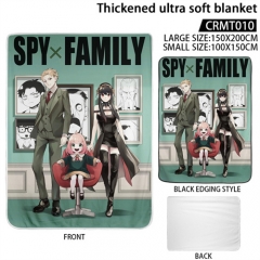 (Single Sided) 6 Styles 2 Sizes Spy×Family Cartoon Character Anime Blanket