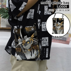 (21.5*15.5cm) 3 Styles Yu Gi Oh Cartoon Pattern Anime Phone Bag