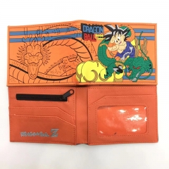 (9.5*22.5CM) Dragon Ball Z Cartoon Pattern Purse Anime PVC Wallet