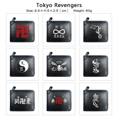 11 Styles Tokyo Revengers Cosplay PU Purse Folding Anime Short Wallet