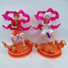 2 Color 24CM One Piece Luffy Nika Cartoon Anime PVC Figure Toy