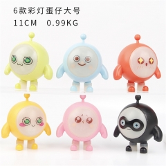 6PCS/SET 11CM Egg Party Cartoon Anime PVC Figure Toy