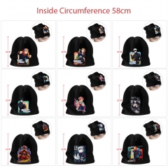 9 Styles Jujutsu Kaisen Cartoon Pattern Anime Knitted Hat
