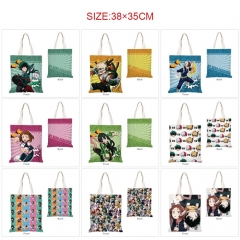 9 Styles My Hero Academia Shopping Bag Canvas Anime Handbag