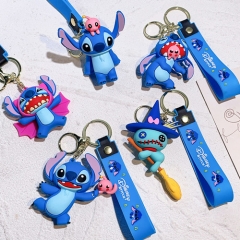 5 Styles Lilo & Stitch Anime Figure Keychain