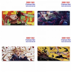 30*60CM 12 Styles Chainsaw Man Cartoon Pattern Anime Mouse Pad