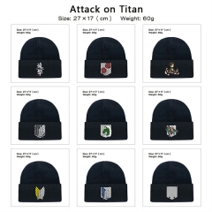 13 Styles Attack on Titan / Shingeki No Kyojin Cosplay Cartoon Decoration Anime Knitted Hat