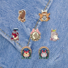 15 Styles My Neighbor Totoro Anime Alloy Badge Brooch