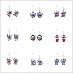 11 Styles Lilo & Stitch  Anime Alloy Earring