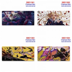 30*80CM 12 Styles Chainsaw Man Cartoon Pattern Anime Mouse Pad
