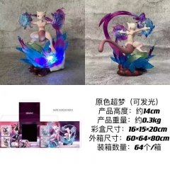 14CM Pokemon Anime PVC Figure Toy With Light