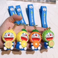 4 Styles Doraemon Anime Figure Keychain
