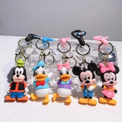 5 Styles Mickey Mouse Anime Figure Keychain