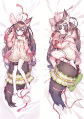 (50*150CM) VTuber Chigusa Sexy Girl Soft Bolster Body Long Anime Pillow