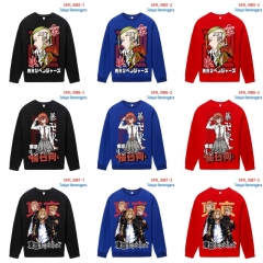 30 Styles Tokyo Revengers Cartoon Long Sleeve Anime Sweatshirt