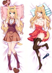 (50*150CM) NEKOPARA Sexy Girl Soft Bolster Body Long Anime Pillow
