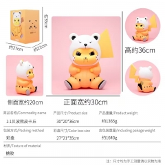 36CM One Piece Bepo Bear Cos Pikachu PVC Anime Figure