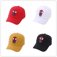4 Styles Spider Man For Children's Baseball Cap Anime Hat