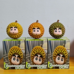 3 Colors 12CM Crayon Shin-chan Cos Durian Cartoon PVC Anime Figure Toy
