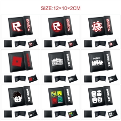 9 Styles Roblox PU Folding Purse Anime Short Wallet