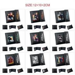 9 Styles Jujutsu Kaisen PU Folding Purse Anime Short Wallet