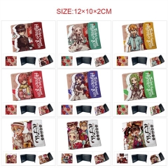 10 Styles Toilet-Bound Hanako-kun PU Folding Purse Anime Short Wallet