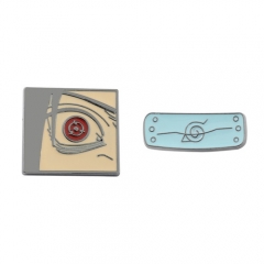 2 Styles Naruto Anime Brooch Badge