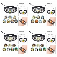 (Replaceable Pattern)3 Styles My Neighbor Totoro Cartoon Anime Bracelet Wristband