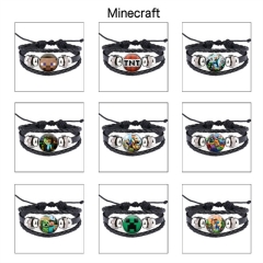21 Styles Minecraft Cartoon Anime Bracelet Wristband