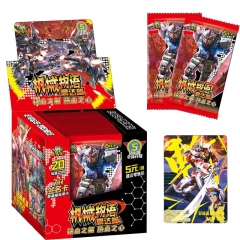2 Styles Gundam SSR Paper Anime Mystery Surprise Box Playing Card