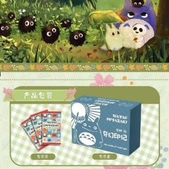 2 Styles Miyazaki Hayao My Neighbor Totoro SSR Paper Anime Mystery Surprise Box Playing Card