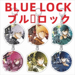 40 Styles Blue Lock Cartoon Anime Acrylic Keychain