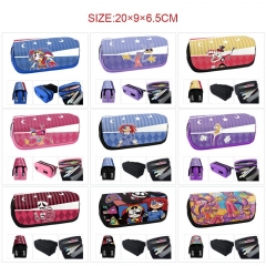 12 Styles The Amazing Digital Circus Cartoon Pattern Pencil Case Anime Pencil Bag