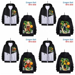 25 Styles Dragon Ball Z Cartoon Zipper Anime Hooded Hoodie