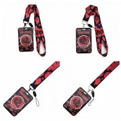 4 Styles Naruto Card Holder Bag Anime Phone Strap Lanyard