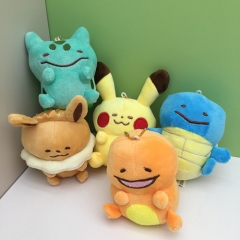 10PCS/SET 10CM Pokemon Anime Plush Toy Pendant