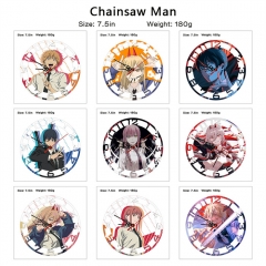 9 Styles Chainsaw Man Cartoon Decoration Anime Wall Clock