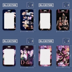 4 Styles K-POP BLACKPINK Korean Group Card Holder Keychain