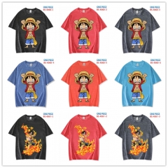 24 Styles One Piece Cartoon Short Sleeve Anime T Shirt