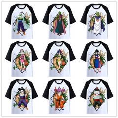12 Styles Dragon Ball Z Cartoon Short Sleeve Anime T Shirt