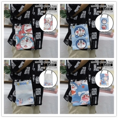 (21.5*15.5cm) 4 Styles Doraemon Cartoon Pattern Anime Phone Bag
