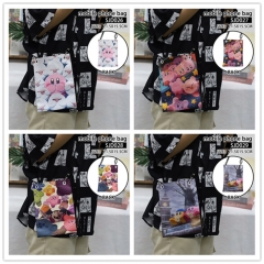 (21.5*15.5cm) 7 Styles Kirby Cartoon Pattern Anime Phone Bag