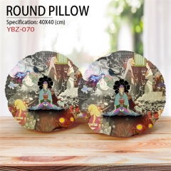 2 Styles Mononoke Cartoon Anime Round Pillow