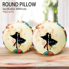 Howl's Moving Castle Cartoon Anime Round Pillow
