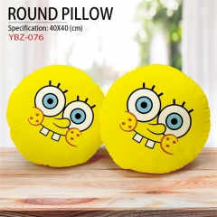 2 Styles SpongeBob SquarePants Cartoon Anime Round Pillow