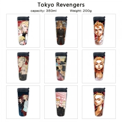 9 Styles 350ML Tokyo Revengers Cartoon Pattern Mug Anime Plastic Water Cup