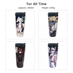 5 Styles 350ML For All Time Cartoon Pattern Mug Anime Plastic Water Cup