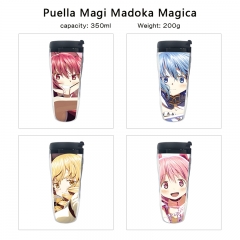 7 Styles 350ML Puella Magi Madoka Magica Cartoon Pattern Mug Anime Plastic Water Cup