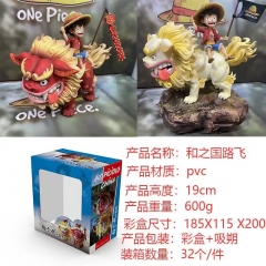 19CM One Piece Monkey D. Luffy Cartoon PVC Anime Figure Toy