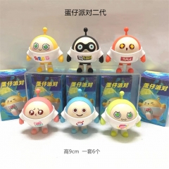 6PCS/SET 9CM Eggy Party 2 Generation Cartoon Blind Box Anime PVC Figure Toy